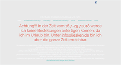 Desktop Screenshot of liesken.de